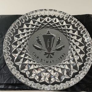 1984 Christmas Plate by Waterford Crystal